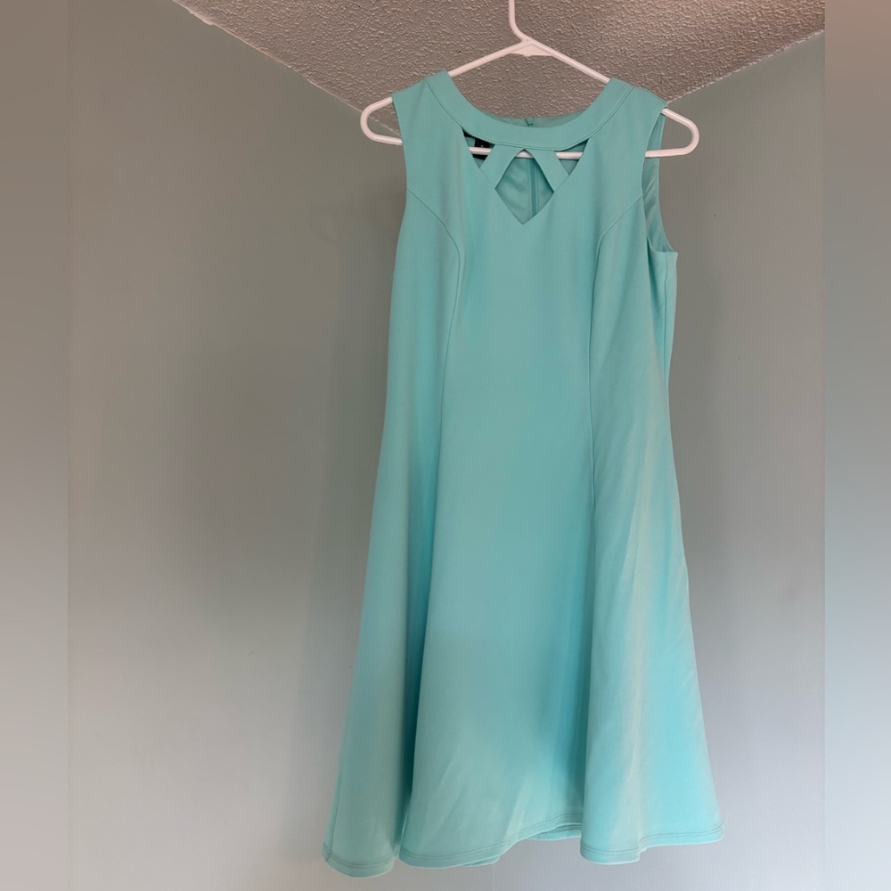 Alyx Sleeveless Aqua Midi Dress
